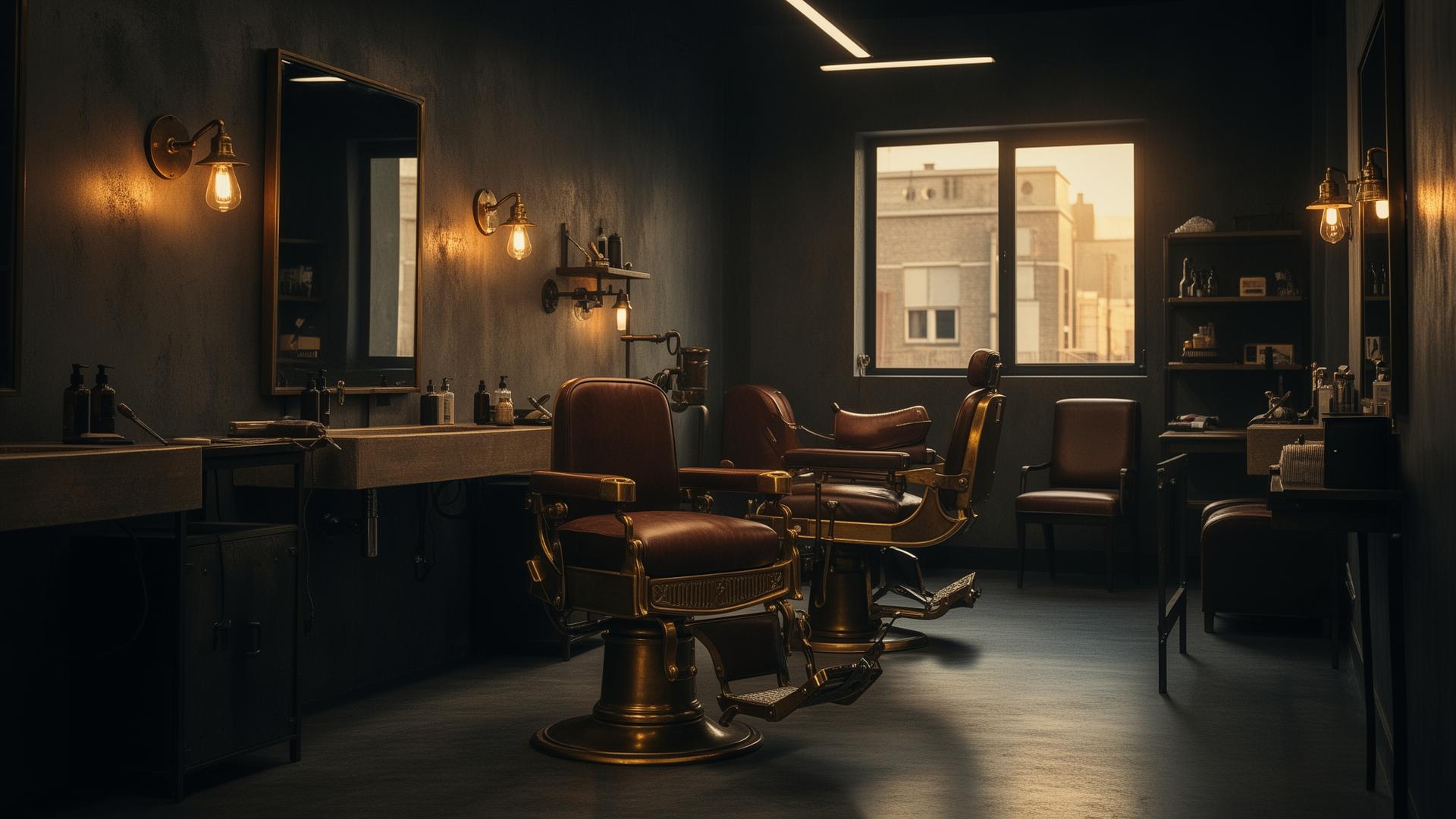 Interior de FARAÓN Barber Club